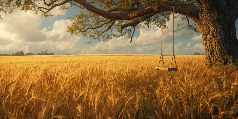haydervoice childhood summers wheat field
