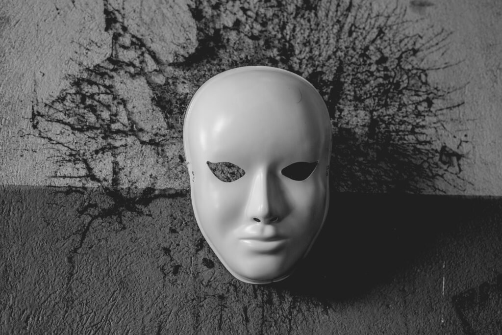 A person feeling exhausted from losing their authentic self.